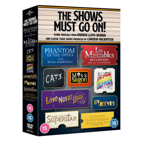 The Shows Must Go On! Ultimate Musicals Collection - DVD