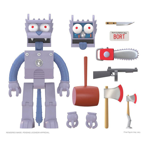 The Simpsons Ultimates Action Figure Robot Scratchy 18 cm