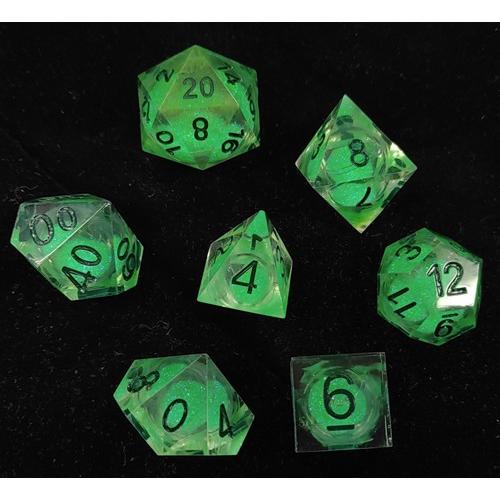 The Teenage Mutant Ninja Turtles RPG: Mutagen Green Dice Set