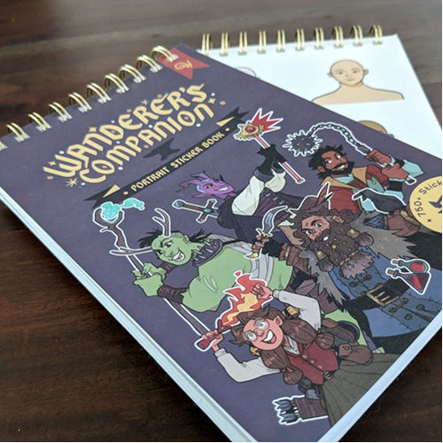 The Wanderers Companion: Portrait Sticker Book