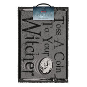 The Witcher Doormat Toss a Coin 40 x 60 cm