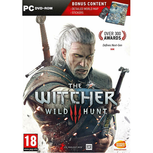 The Witcher III (3) Wild Hunt with World Map - PC