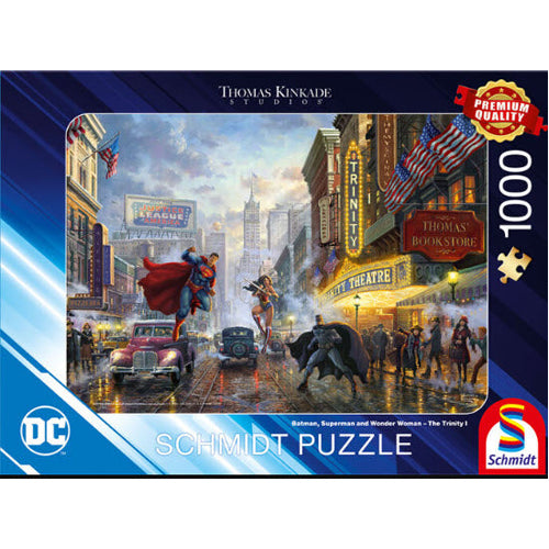 Thomas Kinkade: Batman, Superman and Wonder Woman (1000pc)
