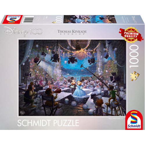 Thomas Kinkade: Disney 100 Years of Disney Mickey and Minnie (1000pc) Limited Edition