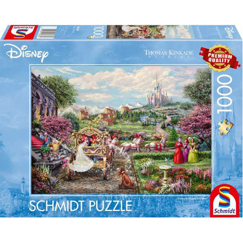 Thomas Kinkade: Disney Cinderella - Happily Ever After Puzzle - 1000 Pieces