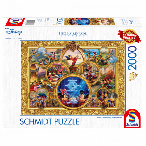 Thomas Kinkade: Disney Mickey and Minnie Disney Dreams Collection (2000pc)