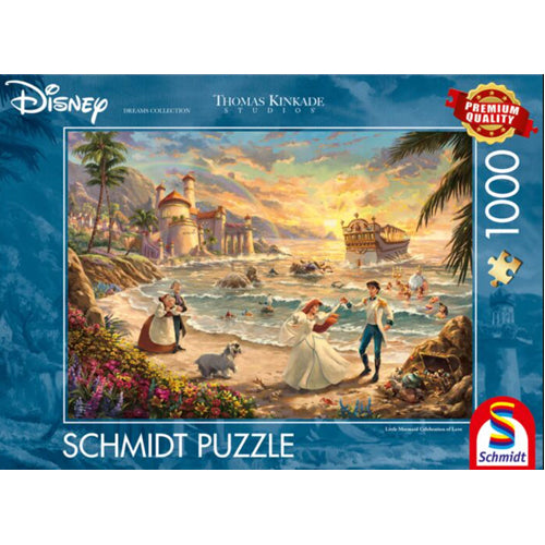 Thomas Kinkade: Disney The Little Mermaid Celebration of Love (1000pc)