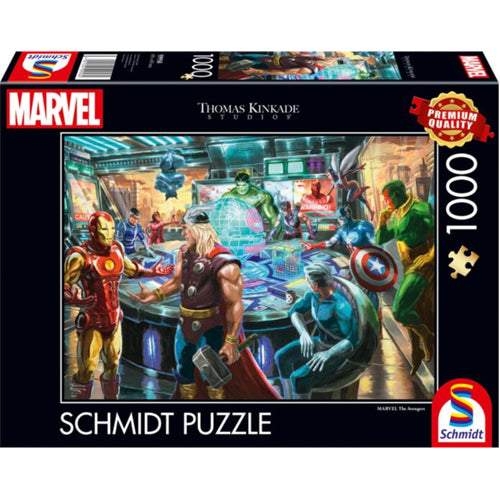 Thomas Kinkade: Marvel The Avengers Puzzle - 1000 Pieces | Zatu Games