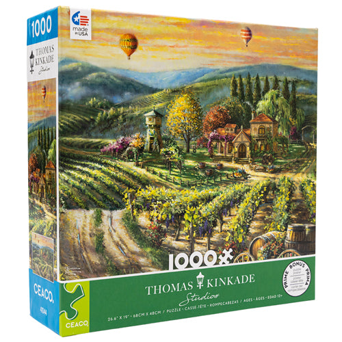 Thomas Kinkade: Peaceful Valley Vineyard (1000Pc)