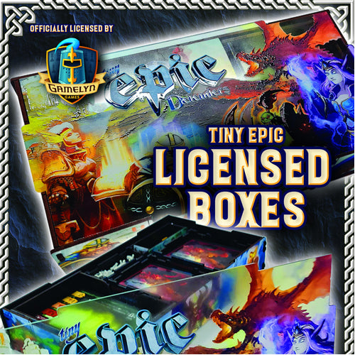 Tiny Epic Defenders storage-box UV