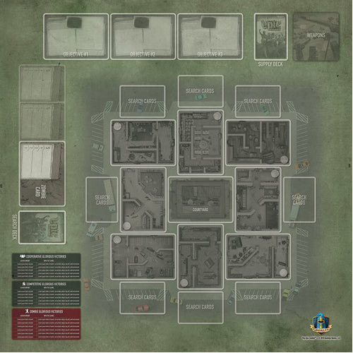 Tiny Epic Zombies Game Mat