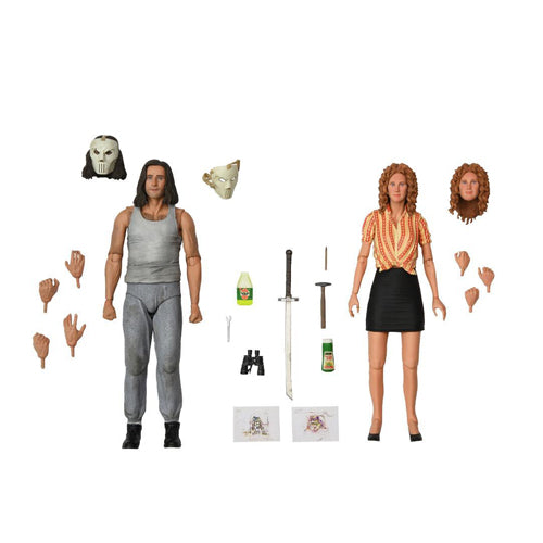 Tmnt 1990 Movie April O'neil and Casey Jones 7 Inch Scale Action Figure Farm 2-pack Teenage Mutant Ninja Turtles