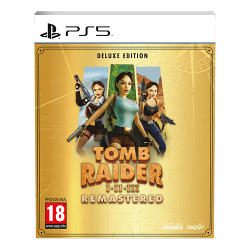 Tomb Raider I-III Remastered Starring Lara Croft: Deluxe Edition - PS5