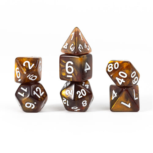 Topaz: Treasures Unearthed 7-Piece Polyhedral - Sirius Dice