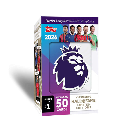 Topps Premier League 2025/26 Super Tin (Hall of Fame Series) - Blue