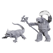 Tortle Druid & Wild Shape Giant Lizard: D&D Nolzur's Marvelous Miniatures (W24)