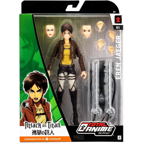 Total Anime - Eren Jaeger Attack On Titan Action Figure (6.5")