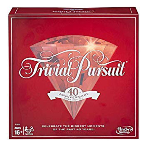 Trivial Pursuit 40th トリビア・パースート 40周年　限定品 Trivial Pursuit 40Th Anniversary Ruby Edition | Zatu Games