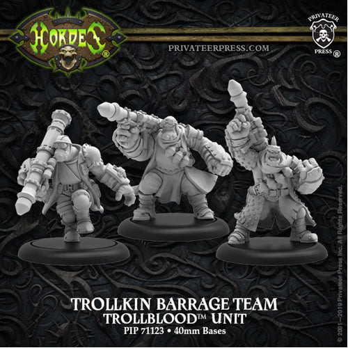 Trollkin Barrage Team