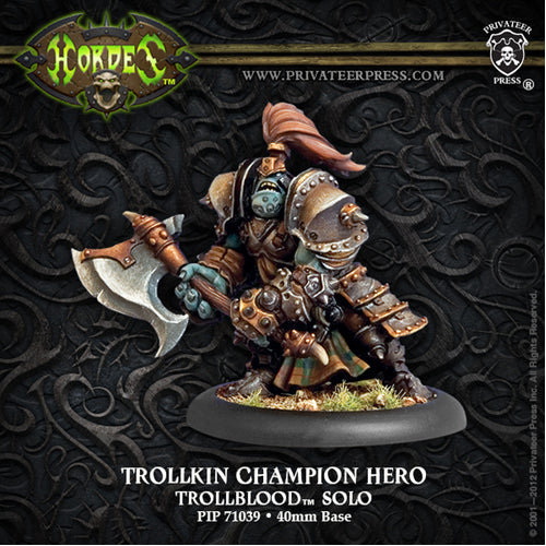 Trollkin Champion Hero