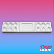 Turbo Dork: Large White Non-Stick Silicone Dry Palette