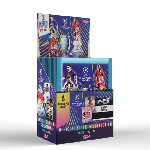 UEFA Champions League 2024/25 - Sticker Packet Display