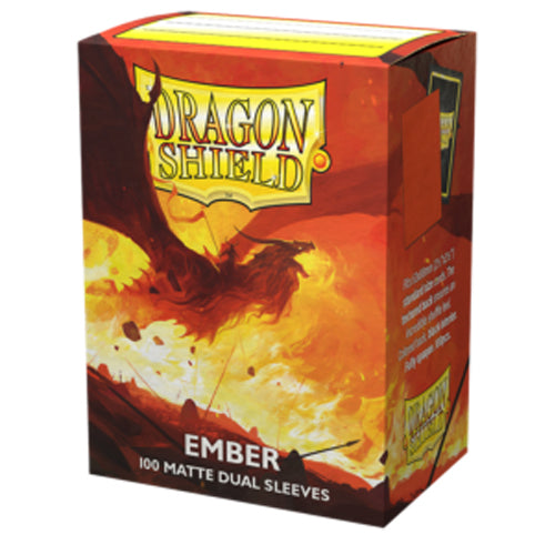 UNIT Dragon Shield Dual Matte - Ember (100 ct.)
