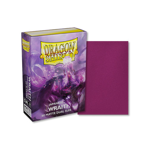Dragon Shield - Matte Dual Sleeves (60) - Japanese size - Wraith