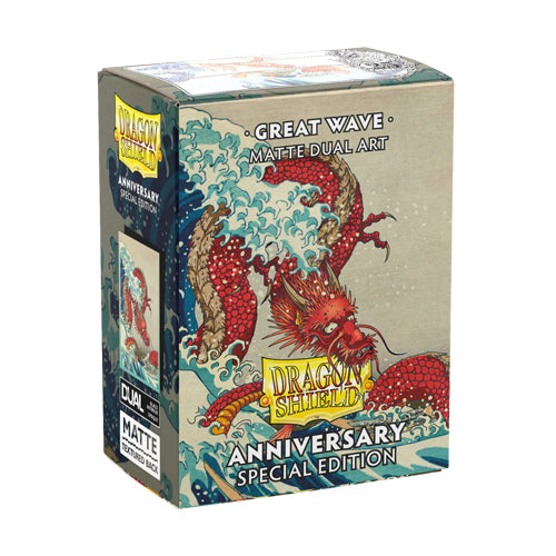 UNIT Dragon Shield Matte Dual Standard Sleeves: Great Wave Anniversary Special Edition (100 ct.)