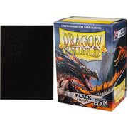 UNIT Dragon Shield Matte NonGlare Sleeves Standard Size- Black V2 (100)