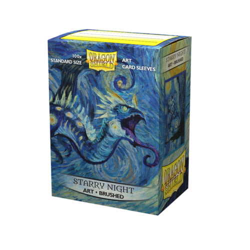 UNIT Dragon Shield Standard Size Brushed Art Sleeves - Starry Night (100)