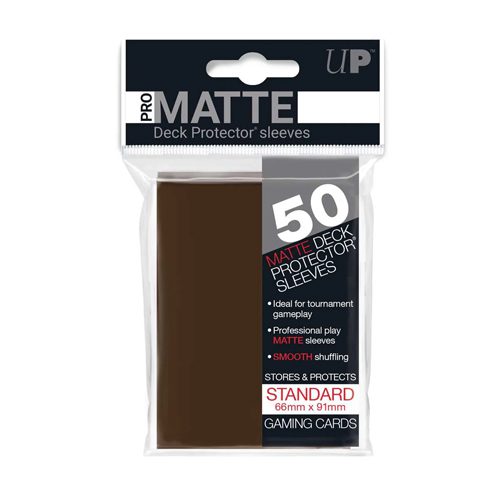 Ultra PRO - PRO-MATTE Standard Sleeves (50)  - Brown