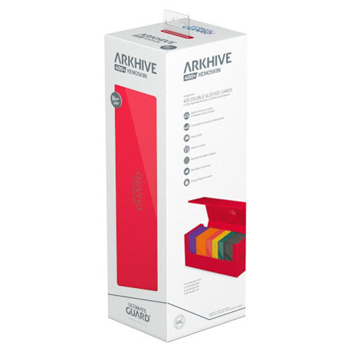 Ultimate Guard - Arkhive 400+ XenoSkin - Monocolor Red