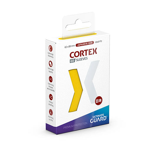 Ultimate Guard - Cortex Sleeves Japanese Size - Yellow 60pk