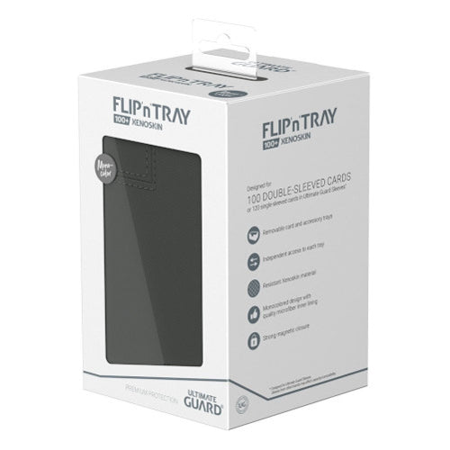 Ultimate Guard - Flip n Tray 100+ XenoSkin - Monocolor Grey