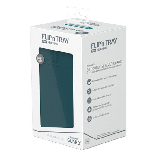 Ultimate Guard - Flip n Tray 80+ Xenoskin - Monocolor Petrol