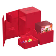 Ultimate Guard - Flip n Tray 80+ Xenoskin - Monocolor Red
