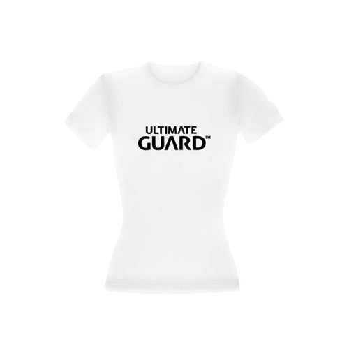 Ultimate Guard Ladies T-Shirt Wordmark White Size S