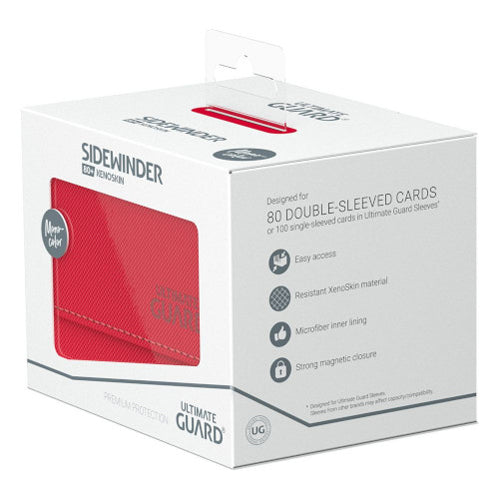 Ultimate Guard - Sidewinder 80+ XenoSkin - Monocolor Red