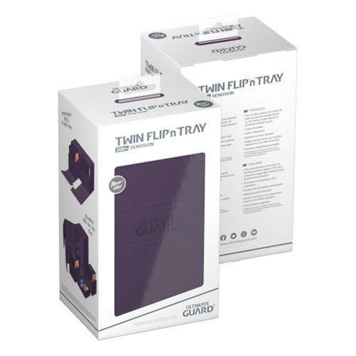 Ultimate Guard - Twin Flip n Tray 200+ XenoSkin - Monocolor Purple