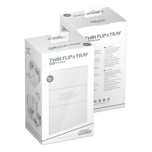 Ultimate Guard - Twin Flip n Tray 200+ XenoSkin - Monocolor White