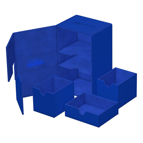 Ultimate Guard Twin Flip`n`Tray 160+ XenoSkin Monocolor Blue