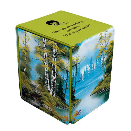 Ultra PRO - Bob Ross Lakeside Path Alcove Flip Deck Box