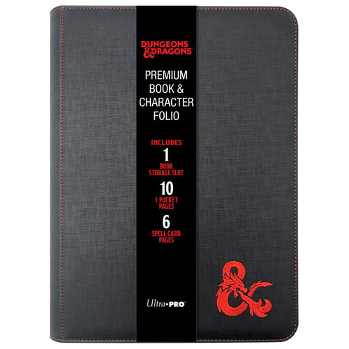 Ultra PRO: D&D - Premium Zippered Book and Character Folio