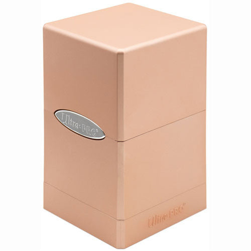 Ultra PRO Deck Box: Metallic Rose Gold Satin Tower
