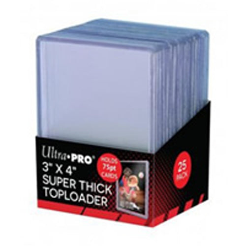Ultra Pro - 3 x 4 Inch Toploaders Super Thick Clear 25 Pack