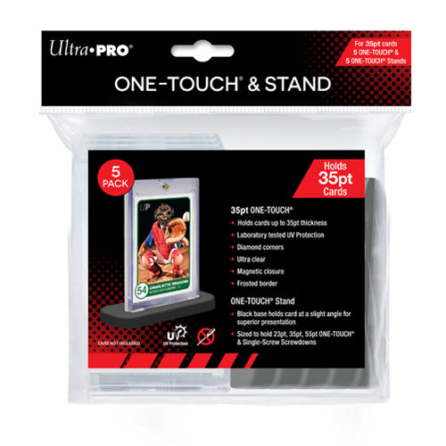 Ultra Pro - 35pt UV One-Touch & Stands - 5 Pack