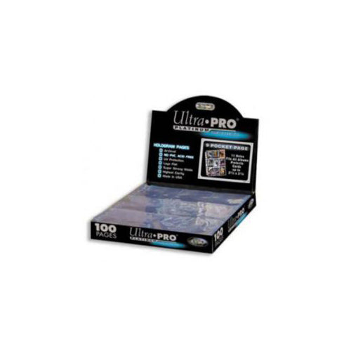 Ultra Pro - 9 Pocket 11 Hole Platinum Page 10 Pack