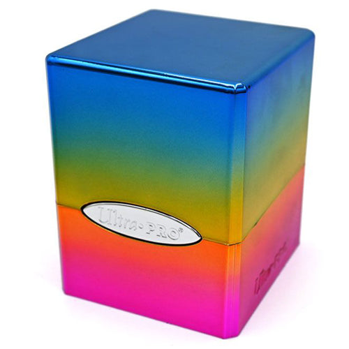 Ultra Pro Deck Box - Satin Cube - Rainbow