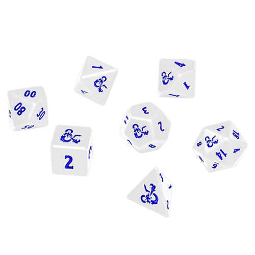 Ultra Pro - Dungeons & Dragons - Icewind Dale Heavy Metal RPG 7-Dice Set